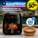 Freidora de 10 litros+ 100 moldes de papel + POCAS UNIDADES DISPONIBLES